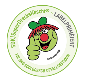 Le Label « SuperDrëcksKescht »